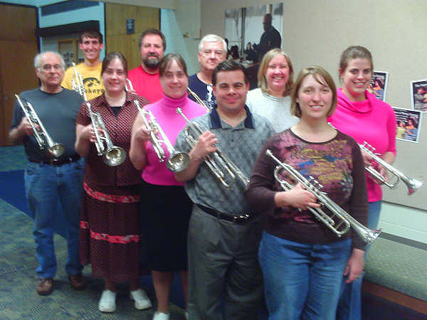 2009 Trumpet/ Cornet section.