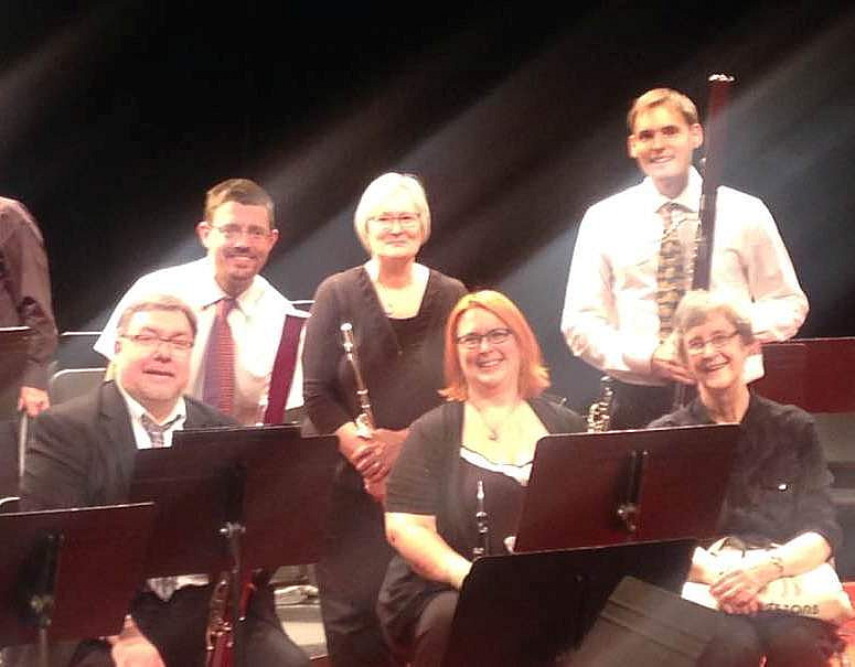 Steve Kennedy, bassoon; Tom Herschbach, clarinet; Sue Benson, flute; Frankie Benson, oboe; Mark Sherrill, bassoon; Reggie Buresh, piccolo...