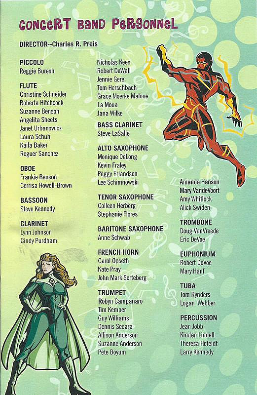 Heroes & Villains Performance-Program members