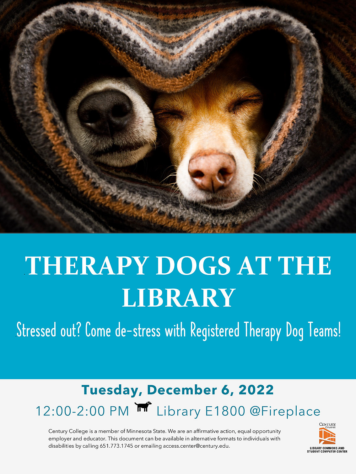    Therapy Dogs 2022 flyer. 